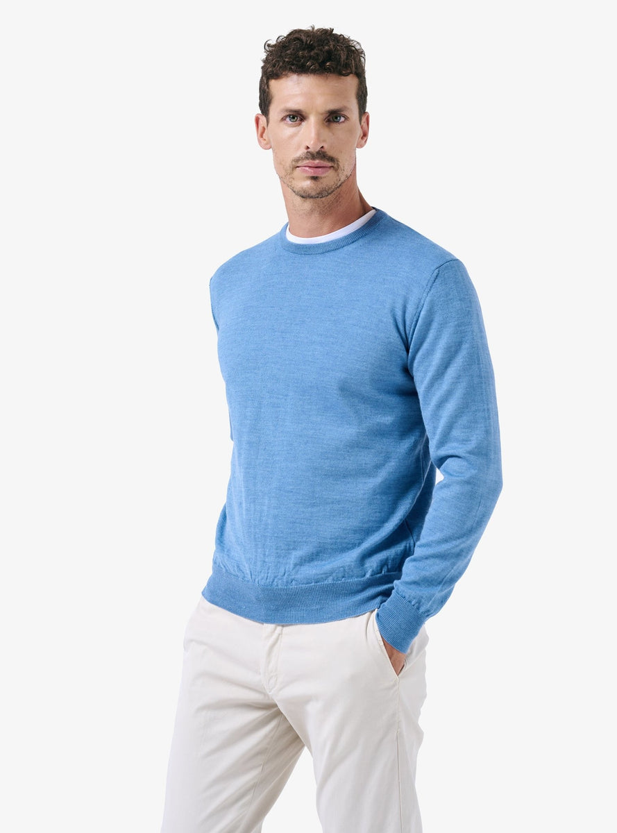 MAGLIA PARICOLLO BLU main image 1