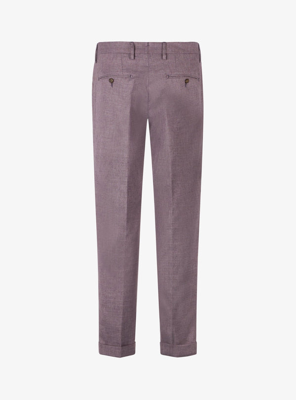 Pantalone classico in lino cotone - Brian - Fusaro Antonio dal 1893 - Fusaro Antonio