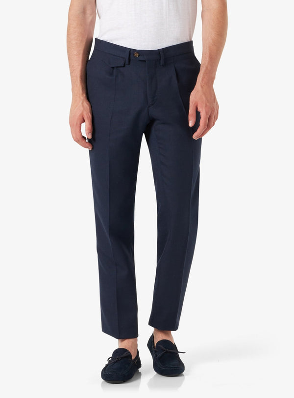 Pantalone classico in lino cotone - Brian - Fusaro Antonio dal 1893 - Fusaro Antonio