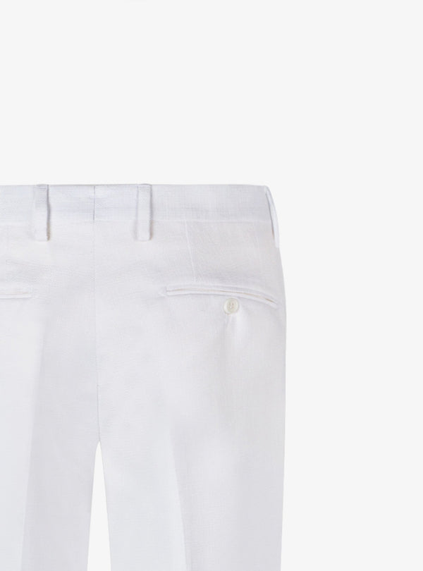 Pantalone classico in lino cotone - Brian - Fusaro Antonio dal 1893 - Fusaro Antonio