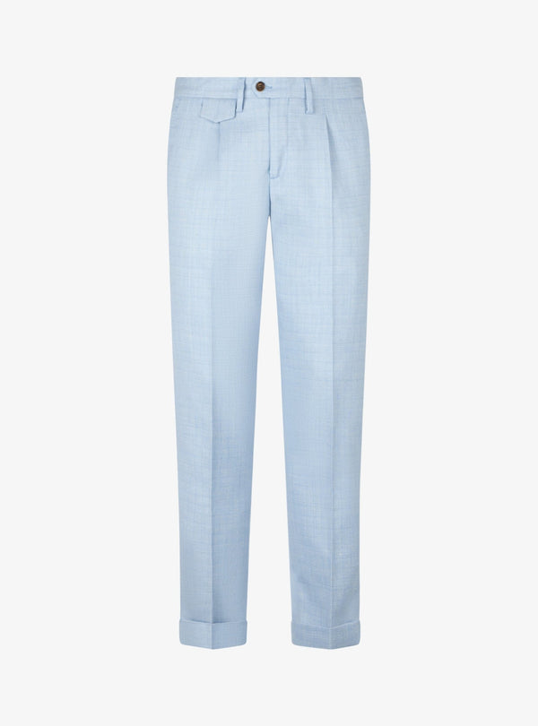 Pantalone classico in lino cotone - Brian - Fusaro Antonio dal 1893 - Fusaro Antonio