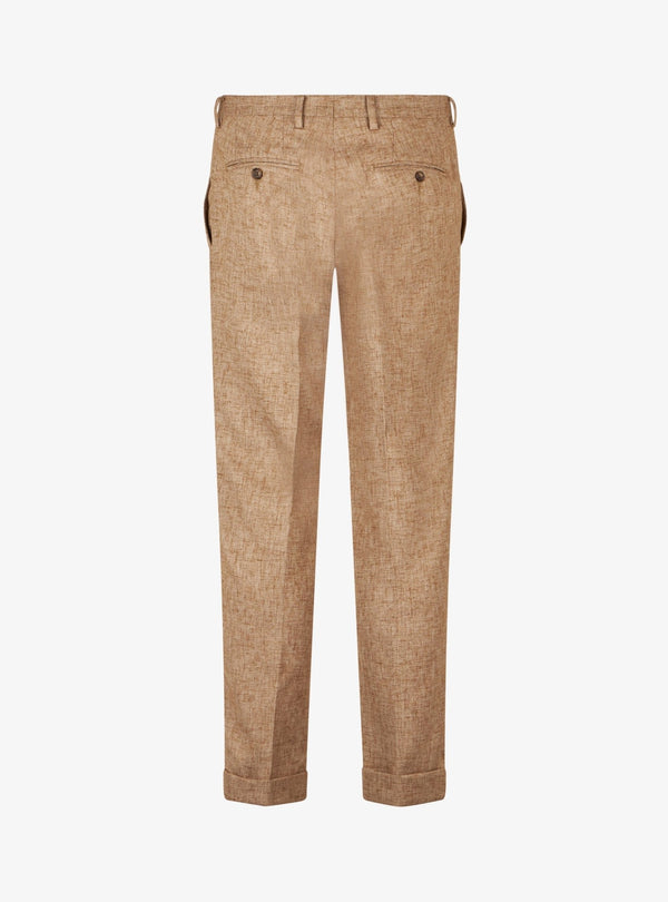 Pantalone classico in lino cotone - Brian - Fusaro Antonio dal 1893 - Fusaro Antonio