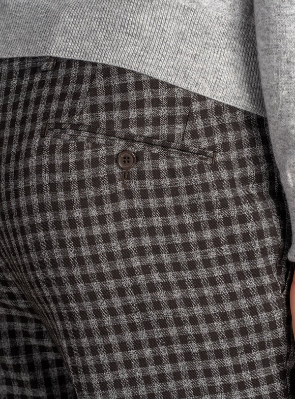 Pantalone riquadro pied de poule una pinces - Fusaro Antonio dal 1893 - Fusaro Antonio