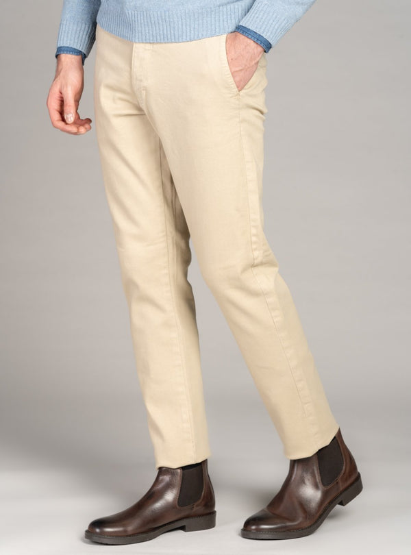 PANTALONE TASCA AMERICA IN COTONE VINTAGE - Fusaro Antonio dal 1893 - Fusaro Antonio