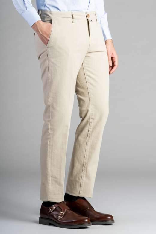 PANTALONE TASCA AMERICA IN COTONE/WOOL - Fusaro Antonio dal 1893 - Fusaro Antonio