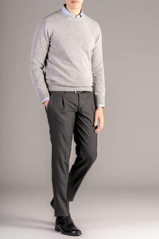 Pantalone una pinces wool blend - Fusaro Antonio dal 1893 - Fusaro Antonio