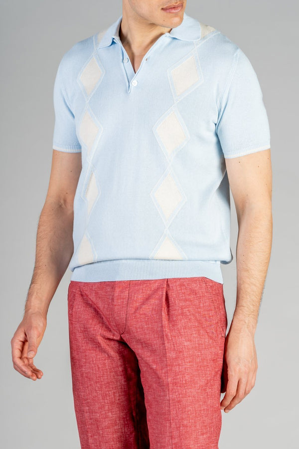 Polo fantasia in lino cotone - Fusaro Antonio dal 1893 - Fusaro Antonio