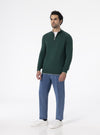 Maglione mezza Zip in Cashmere - Dubai