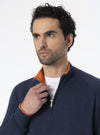 Maglione mezza Zip in Cashmere - Dubai