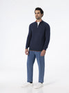 Maglione mezza Zip in Cashmere - Dubai