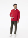 Maglione mezza Zip in Cashmere - Dubai