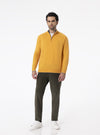 Maglione mezza Zip in Cashmere - Dubai