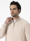 Maglione mezza Zip in Cashmere - Dubai