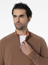 Maglione mezza Zip in Cashmere - Dubai