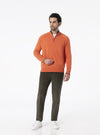 Maglione mezza Zip in Cashmere - Dubai