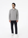 Maglione mezza Zip in Cashmere - Dubai