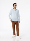 Maglione mezza Zip in Cashmere - Dubai