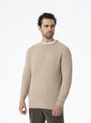 Jersey de cuello redondo de lana cashmere - Nordland