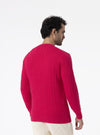 Maglia girocollo a treccia in lana Cashmere - Nordland