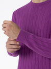 Maglia girocollo a treccia in lana Cashmere - Nordland