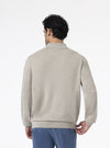 Polo-style neck sweater in Merino wool - Moray