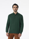 Polo-style neck sweater in Merino wool - Moray