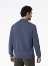 Polo-style neck sweater in Merino wool - Moray