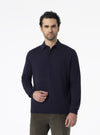 Polo-style neck sweater in Merino wool - Moray