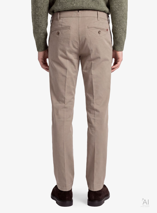 Pantalone Chinos Uomo in Misto Cotone
