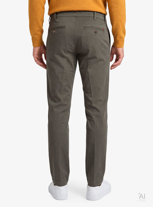 Pantalone Chinos Uomo in Misto Cotone