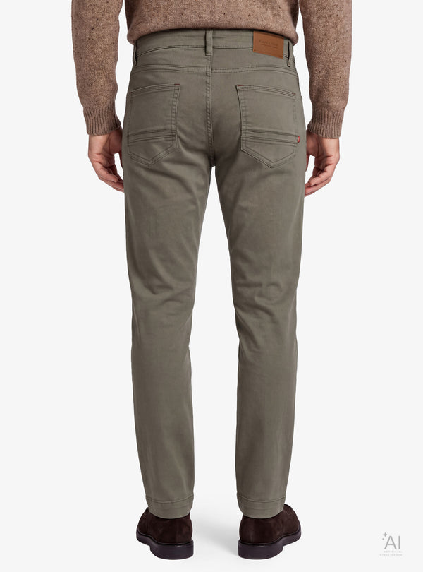 Pantalone Uomo 5 Tasche in Misto Cotone