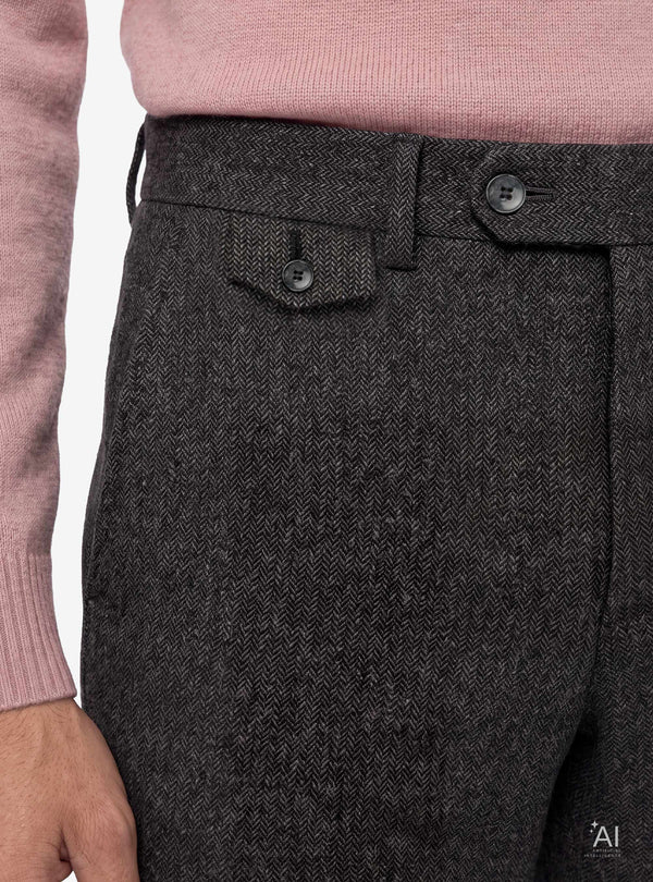 Pantalone Uomo Resca in Flanella di Lana
