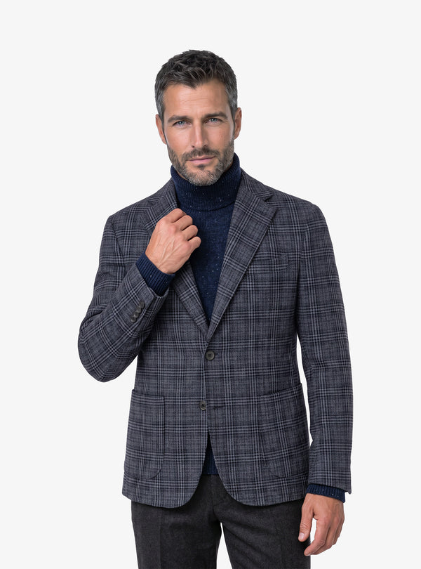 Giacca Uomo Galles in Lana Follata