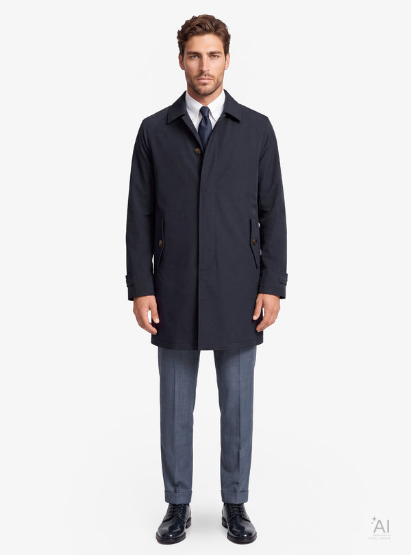 Caban Uomo in Nylon Impermeabile