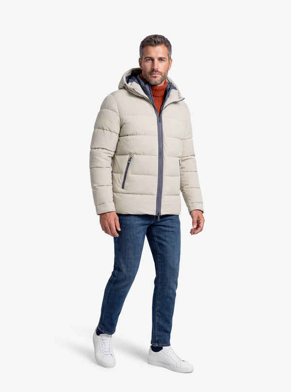 Piumino Uomo in Nylon con Pettorina