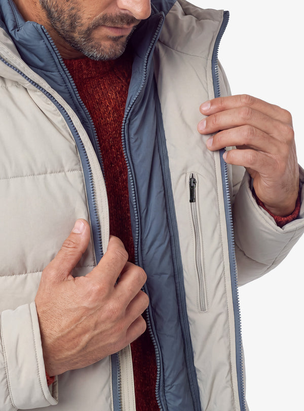 Piumino Uomo in Nylon con Pettorina