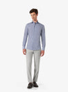 Slim fit cotton shirt with spread collar - Lyon