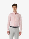 Slim fit cotton shirt with spread collar - Lyon