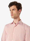 Slim fit cotton shirt with spread collar - Lyon