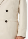 Double-breasted Coat in Cashmere Wool - Barrett