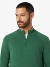 Maglia mezza zip in lana e cashmere - barclay