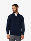 Maglia mezza zip in lana e cashmere - barclay