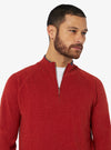Maglia mezza zip in lana e cashmere - barclay