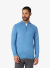Maglia mezza zip in lana e cashmere - barclay