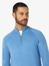 Maglia mezza zip in lana e cashmere - barclay