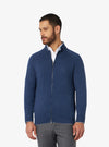 Cashmere wool sweater with full zip closure - Colton