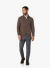 Cashmere wool sweater with full zip closure - Colton