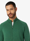 Cashmere wool sweater with full zip closure - Colton