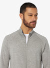 Cashmere wool sweater with full zip closure - Colton