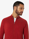 Cashmere wool sweater with full zip closure - Colton